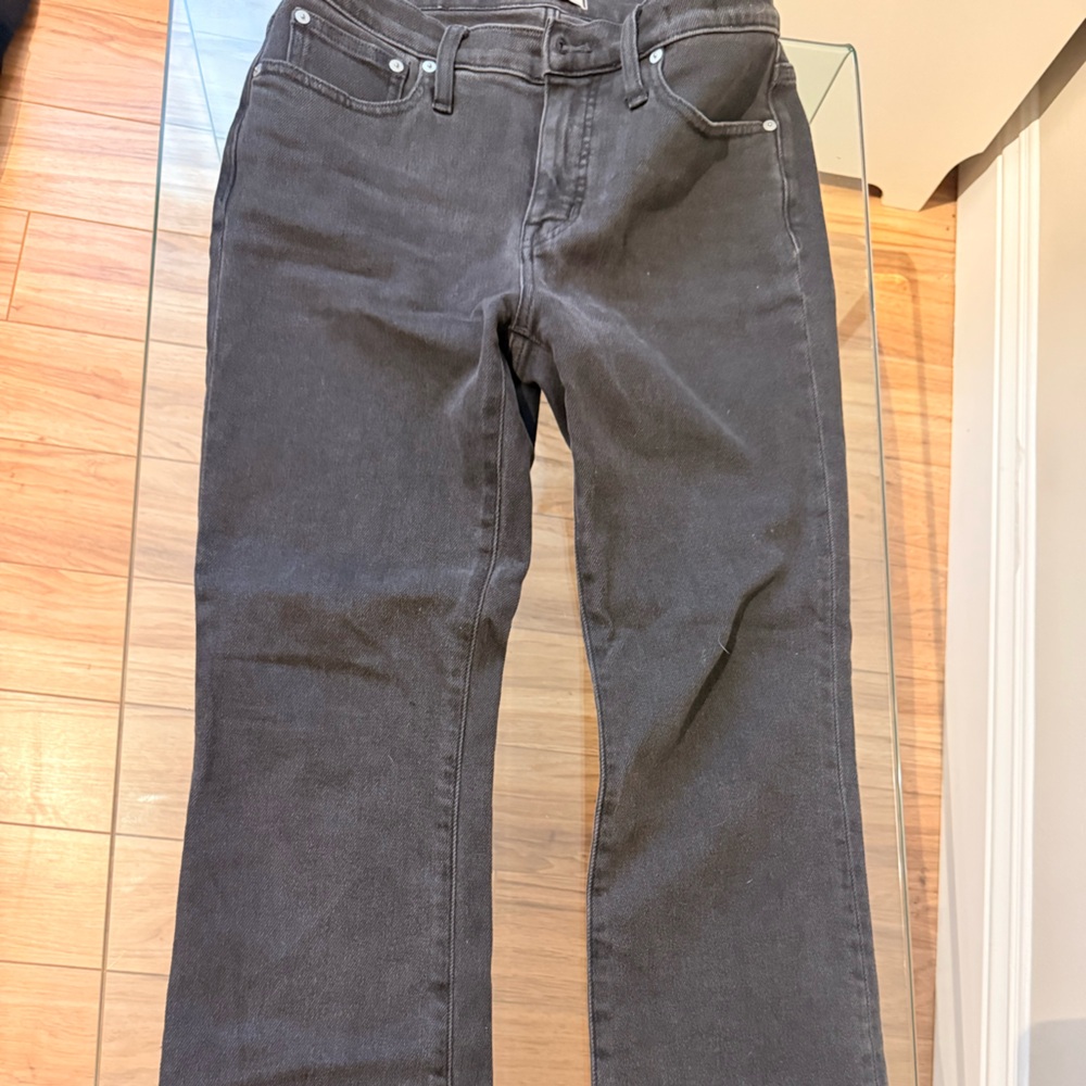 Pilcro Dark Gray Denim Jeans straight